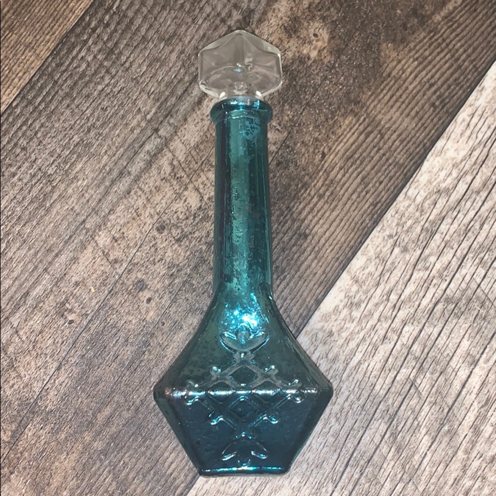 Glass bottle decor
